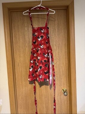 La Provence, Red Rooster Print Apron